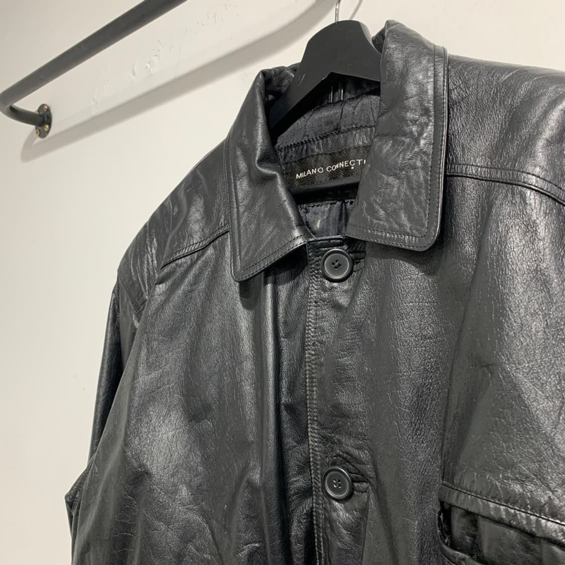 밀라노 가죽코트 상품이미지4