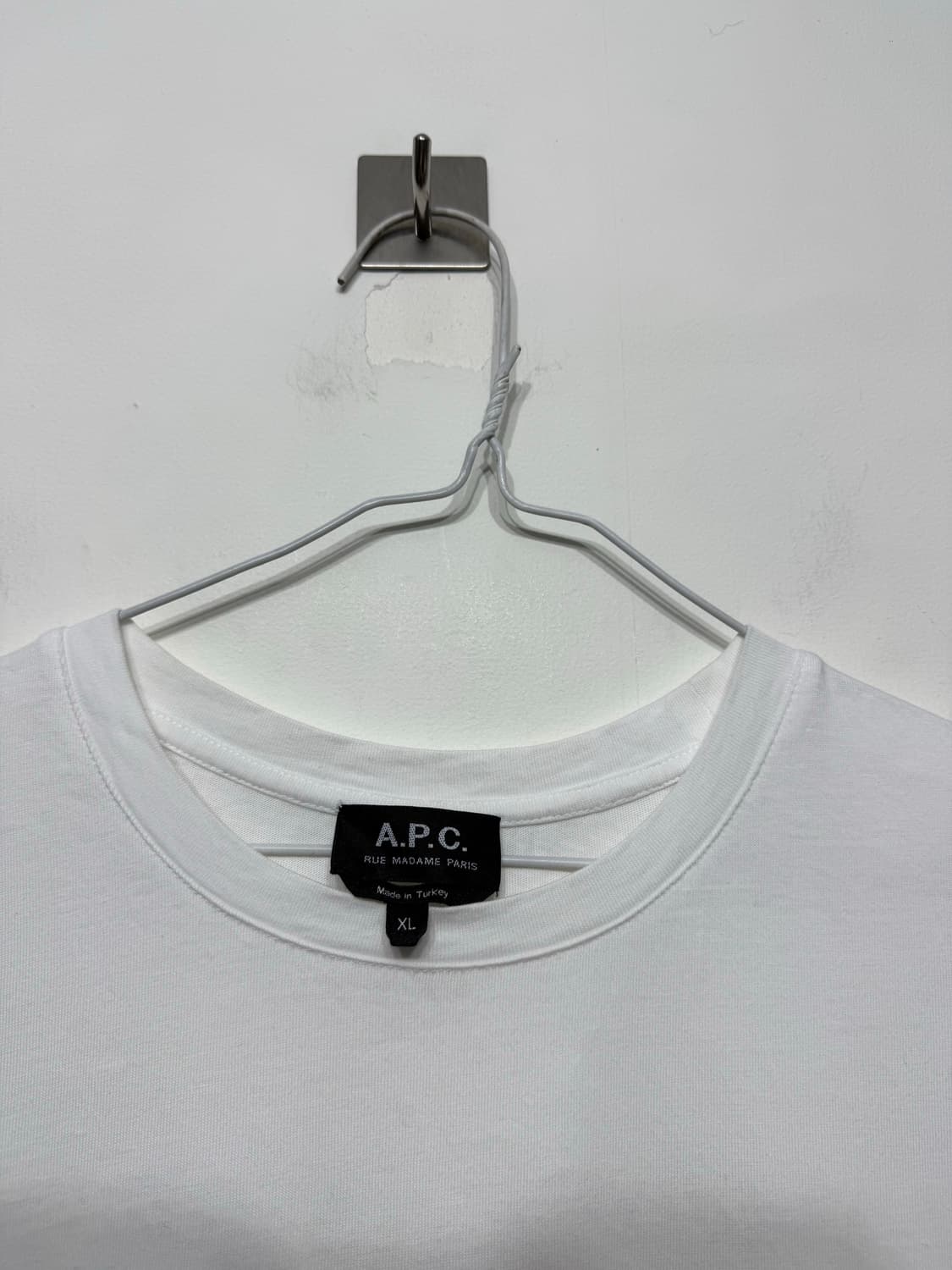 아페쎄 APC 로고 반팔 티셔츠 XL 상품이미지2