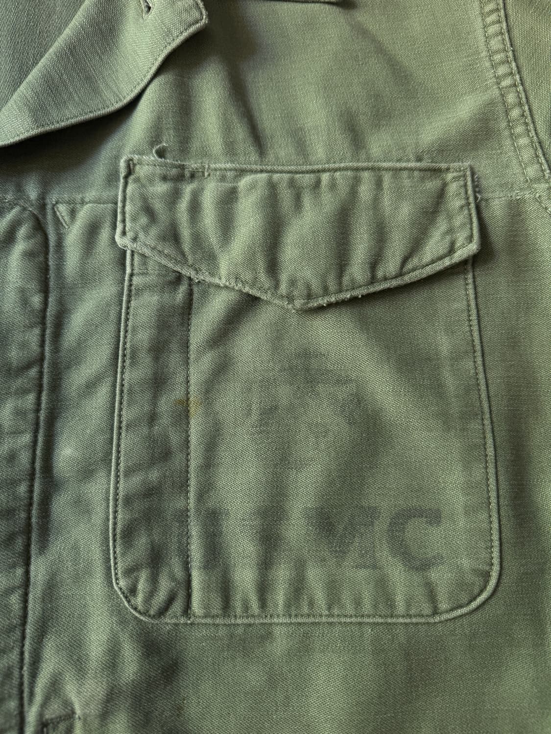 [M]50's 오리지널 USMC P-56 퍼티그 셔츠 상품이미지3