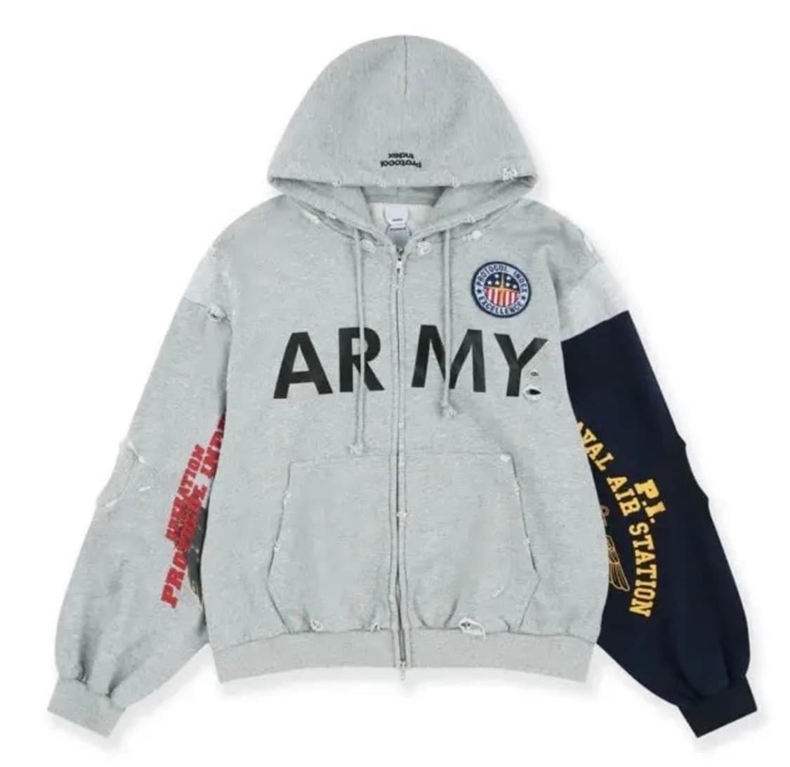 U.S. Army Military Hooded Zip-Up  상품이미지6