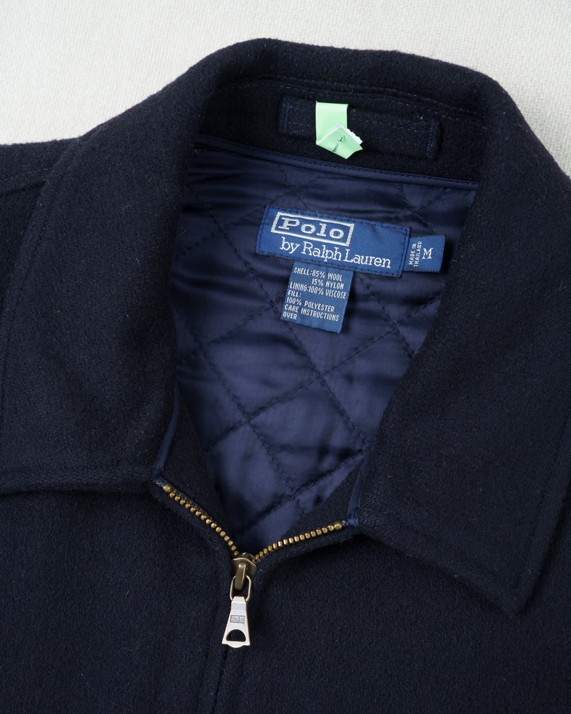 (M) 빈티지 폴로 울 블루종 자켓 상품이미지2