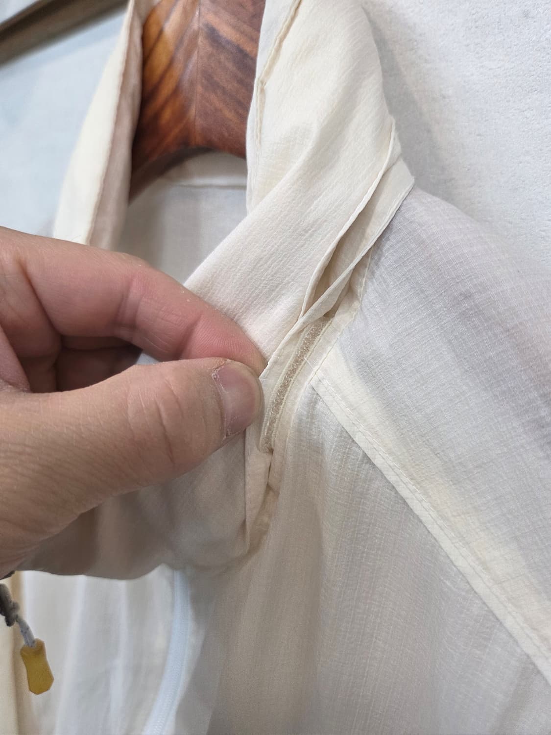 코오롱스포츠 초경량 나일론 바람막이 후드자켓 L 상품이미지6