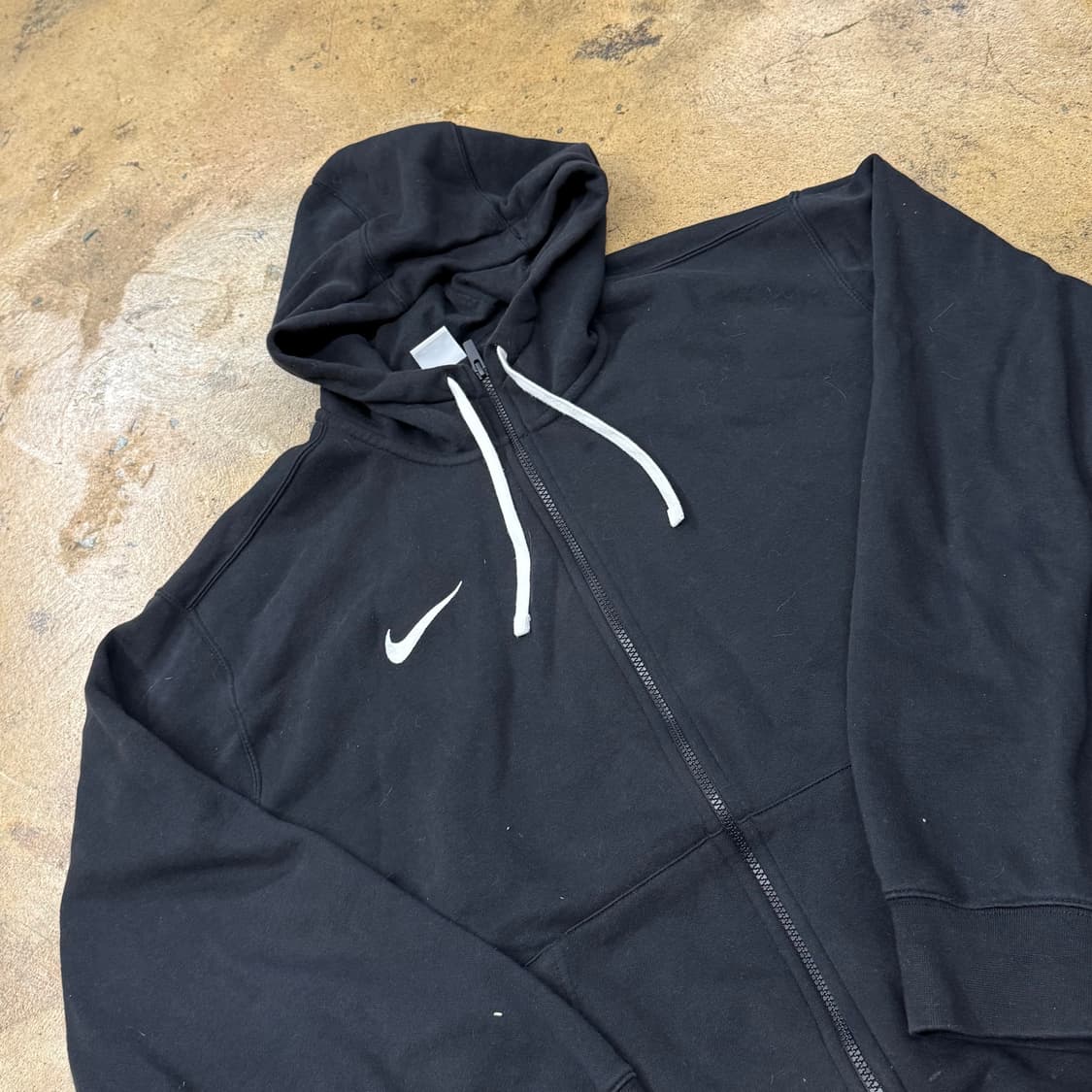 [정품/3XL] 나이키 블랙 후드 집업 b17 상품이미지1
