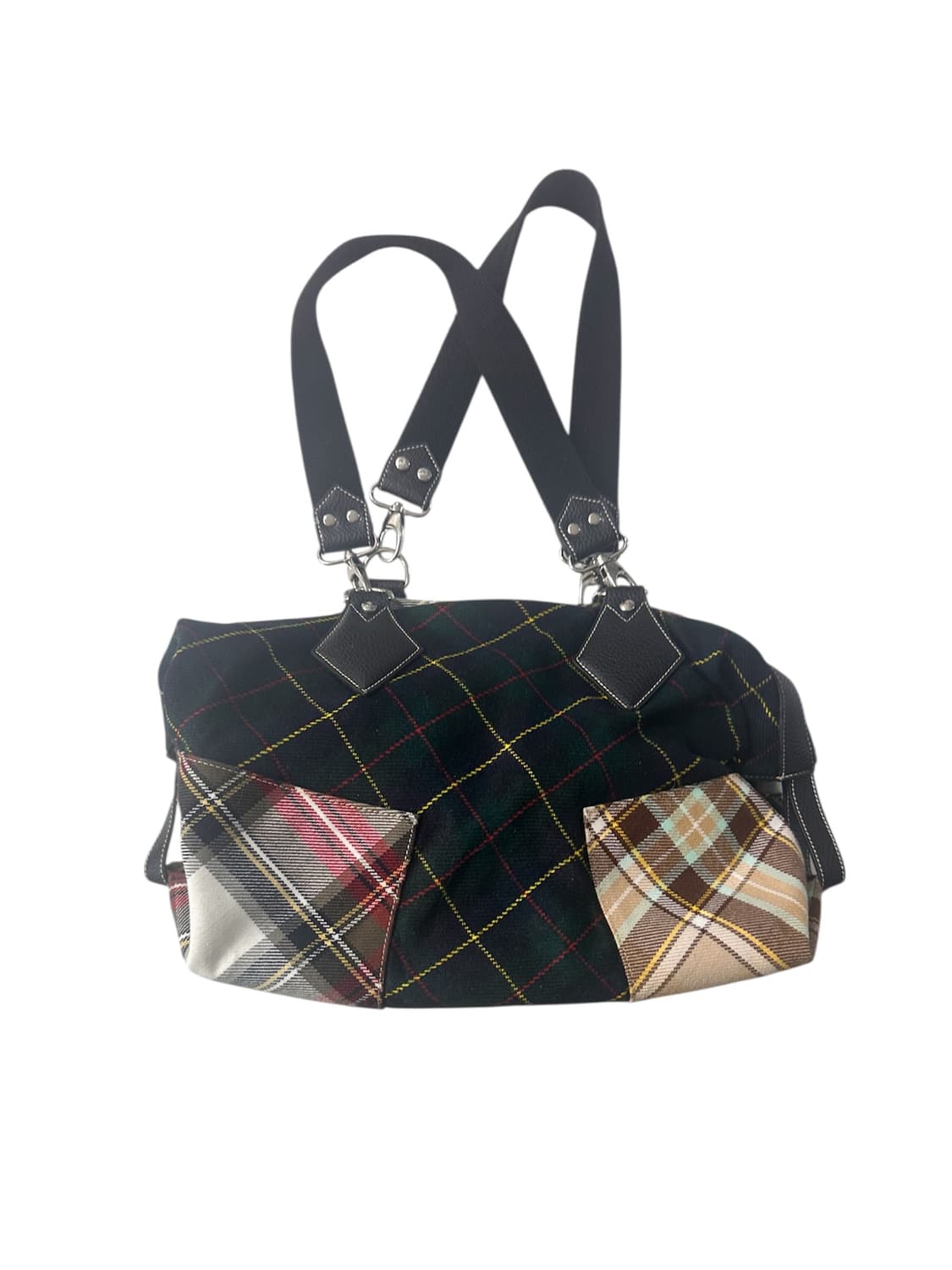 비비안웨스트우드 체크 숄더백  상품이미지1
