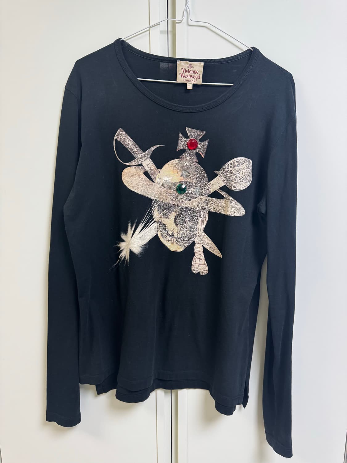 비비안 웨스트우드 skull long sleeve 상품이미지2