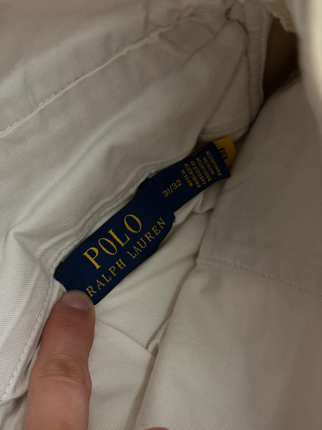 폴로 랄프로렌 플리츠 치노팬츠 베이지 상품이미지4