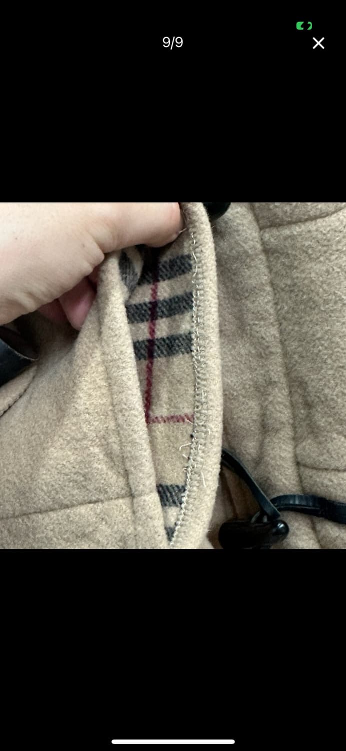 [10]버버리 베이지 더플코트 상품이미지8