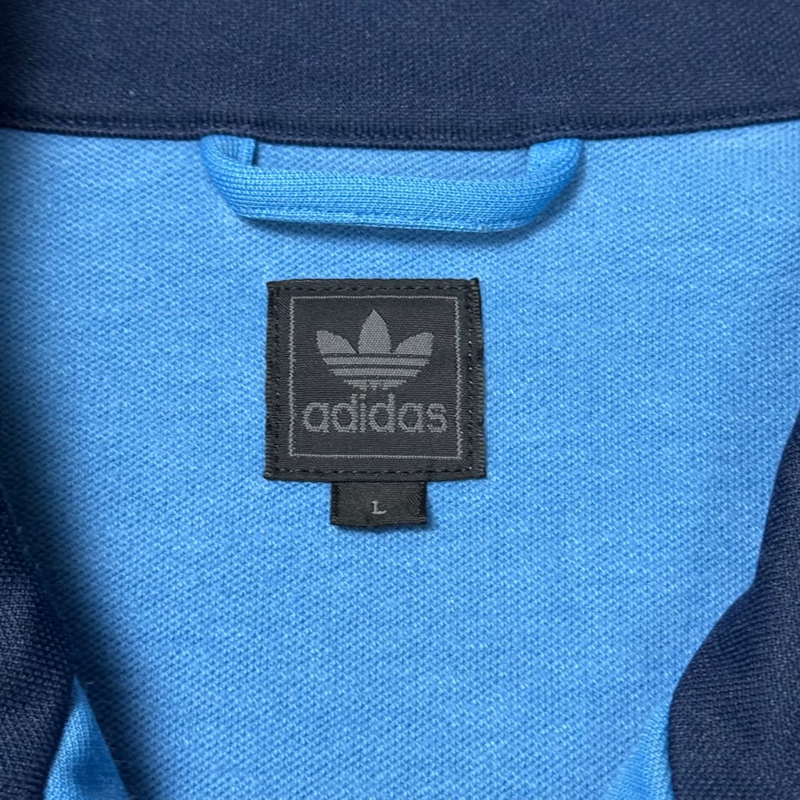 (L) 00s 아디다스 베켄바우어 트랙탑 져지 블루 네이비 상품이미지3