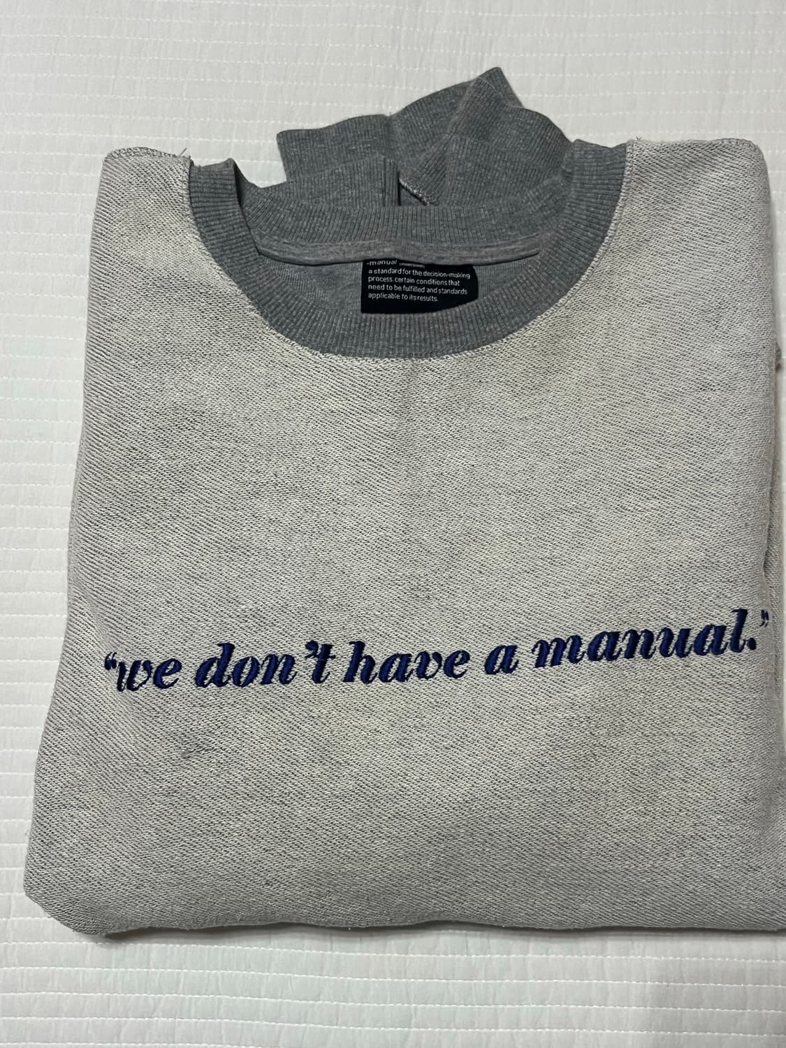 노매뉴얼 맨투맨 L 상품이미지1