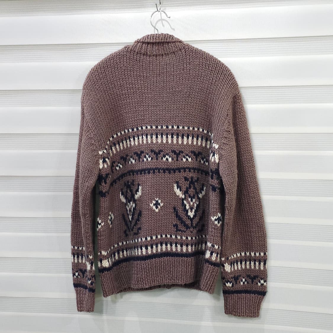 JAPAN 빈티지 BROCCOLI 헤비울 집업니트- 우먼프리 상품이미지5