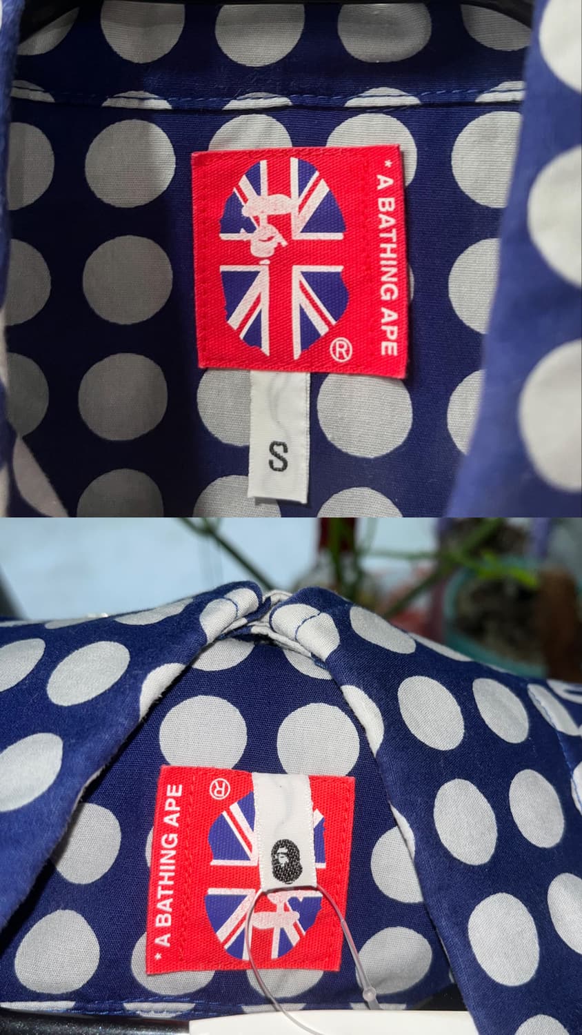 00s a bathing ape dot shirt 상품이미지5