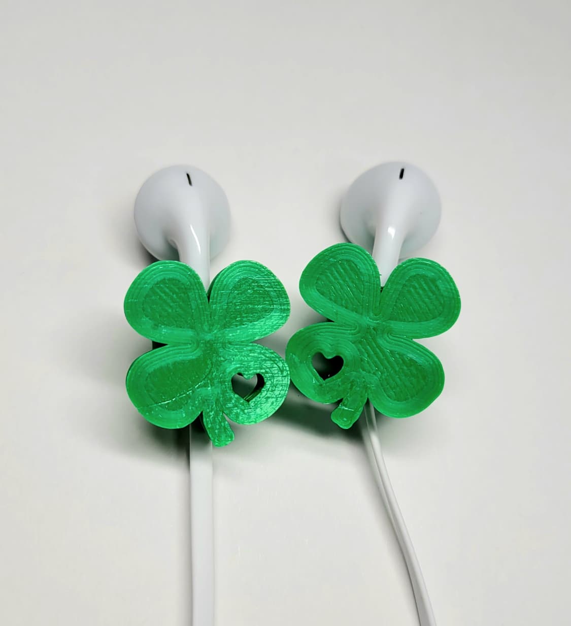 네잎 클로버 줄이어폰 장식 악세사리 상품이미지1