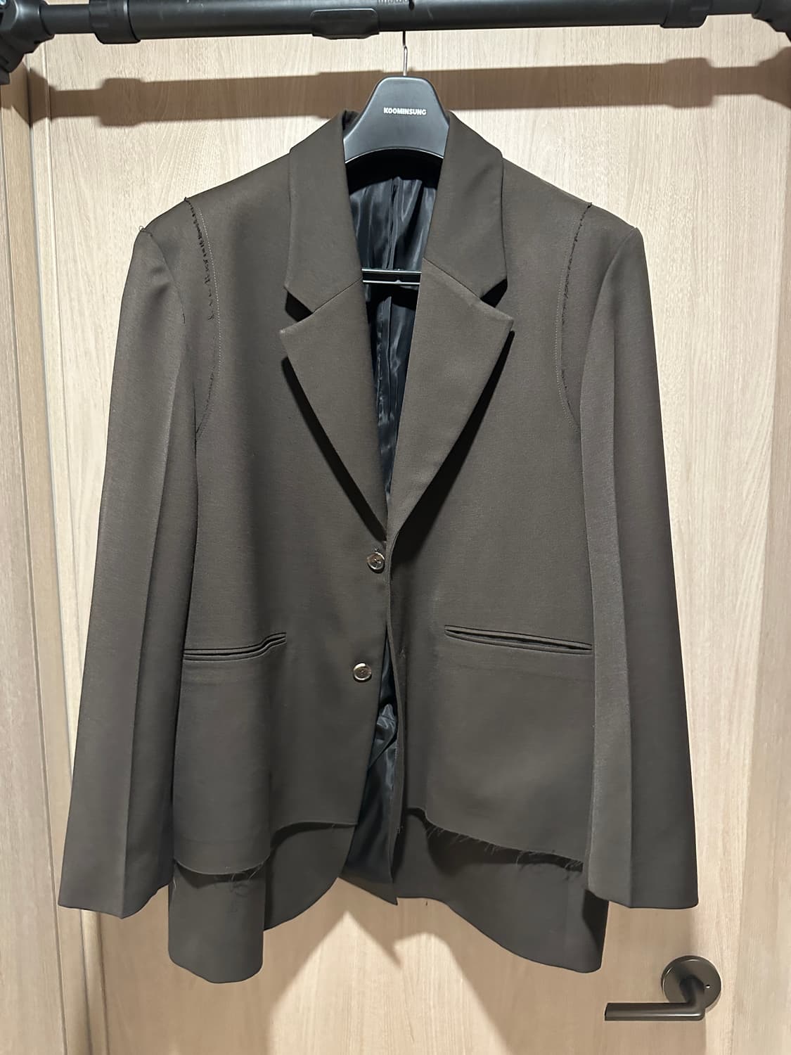 유스 레이어드 블레이저 브라운 M 상품이미지1