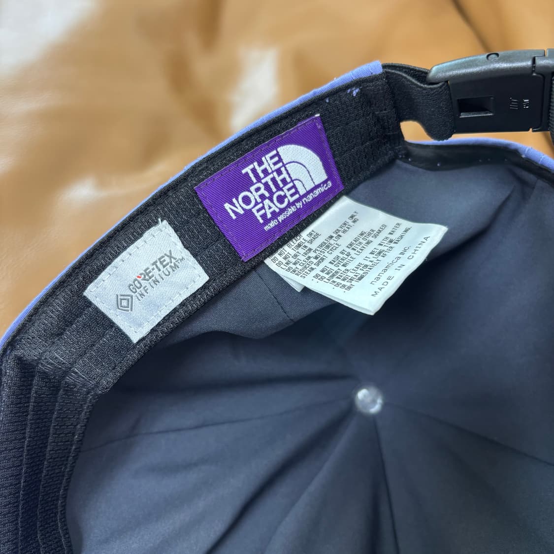 나나미카 노스페이스 퍼플라벨 6패널 볼캡 모자 고어텍스 인피니움 블루 상품이미지9