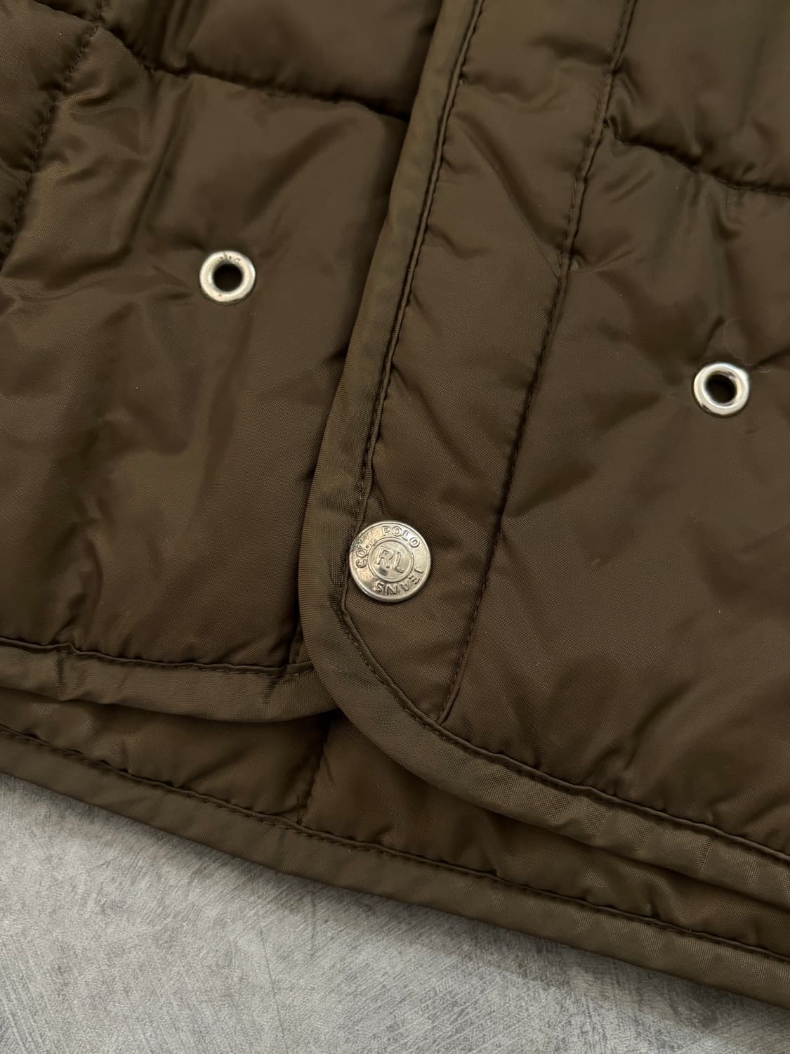 Polo Jeans 폴로 진스 올리브 컬러 퀼티드 자켓  상품이미지3