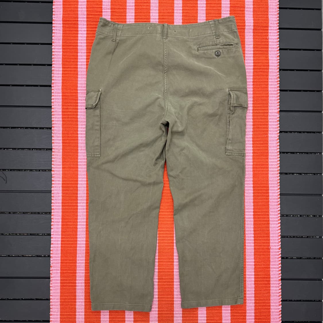 80s 빈티지 독일군 서플러스 카고 팬츠 (40)  상품이미지4