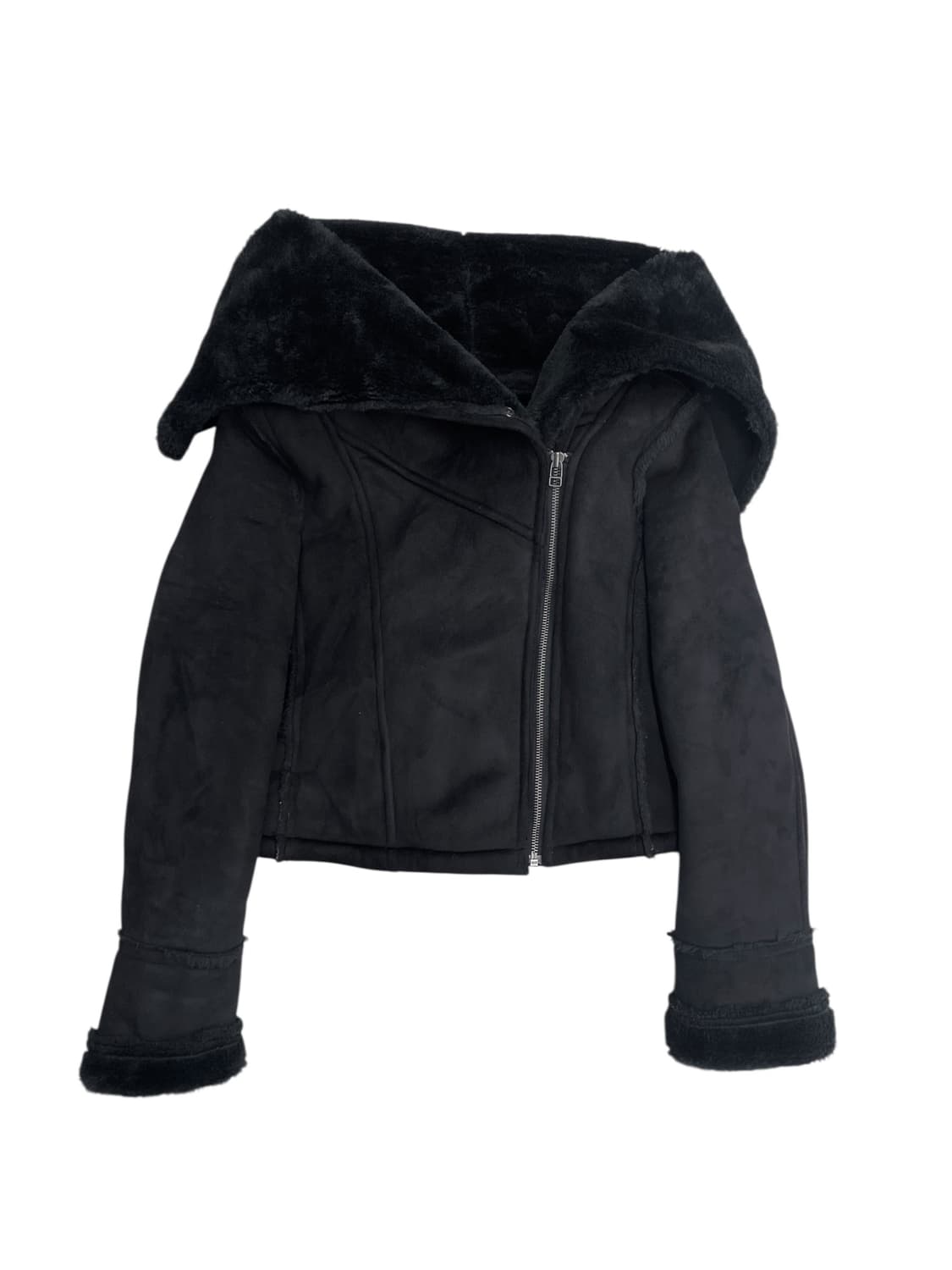 emoda cropped shearling jacket 상품이미지1