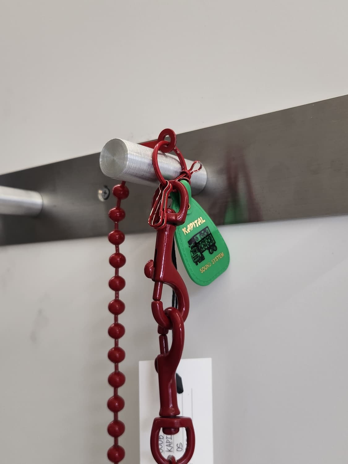 캐피탈 트러커 월렛 체인 레드 상품이미지2