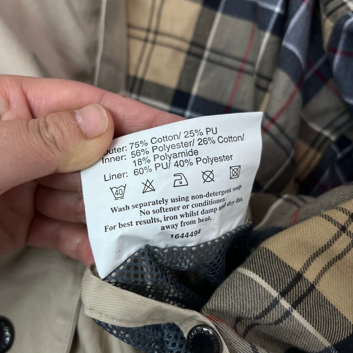 100 바버 뷰포트 베이지 자켓 상품이미지7