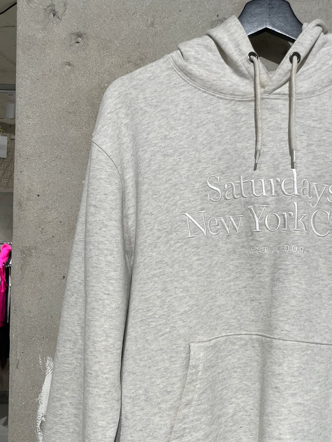 세러데이뉴욕 멜란지 아이보리 디치 밀러 스탠다드 후디 상품이미지2