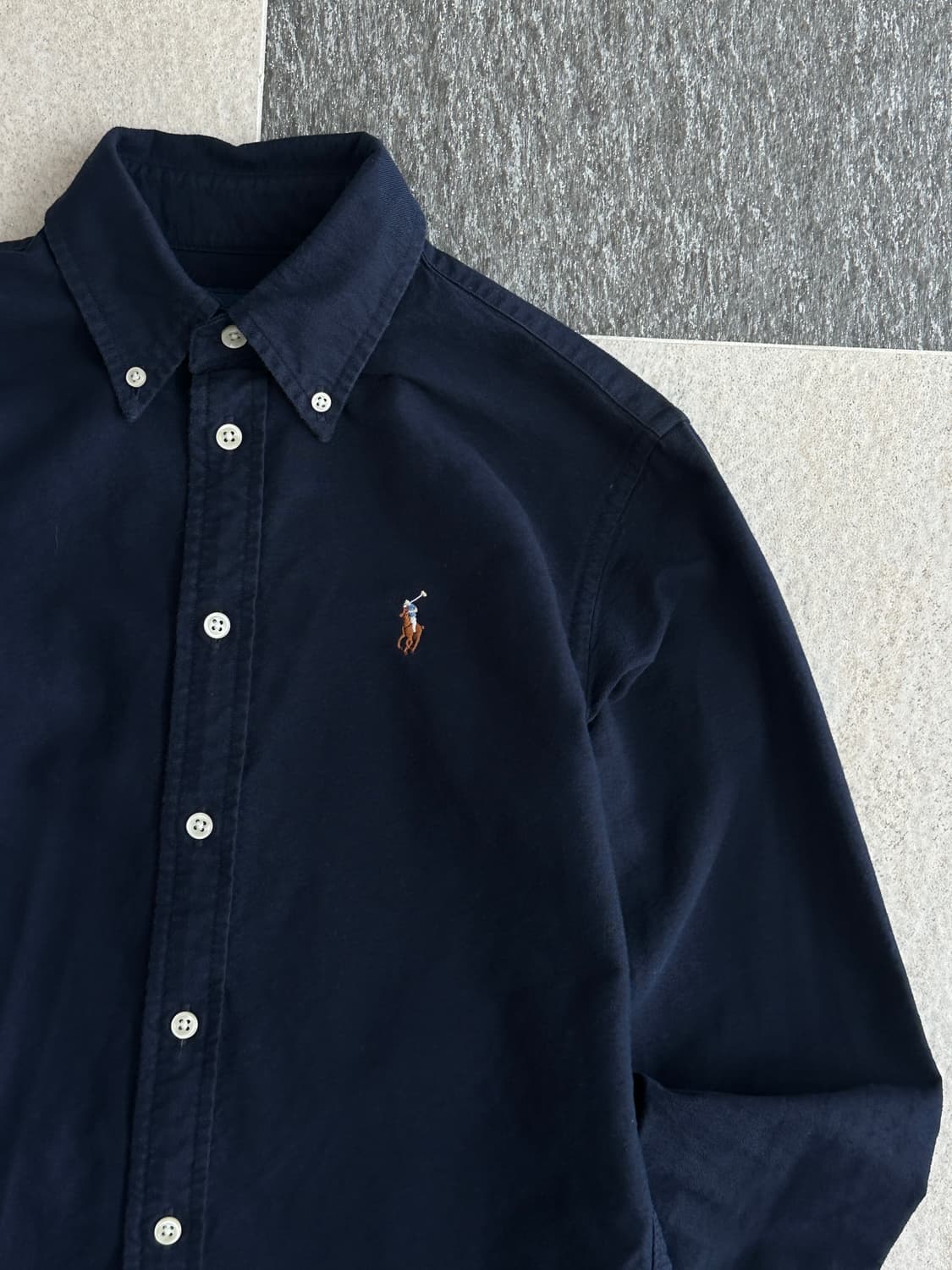 랄프로렌 멀티포니 네이비 옥스포드 셔츠  상품이미지7