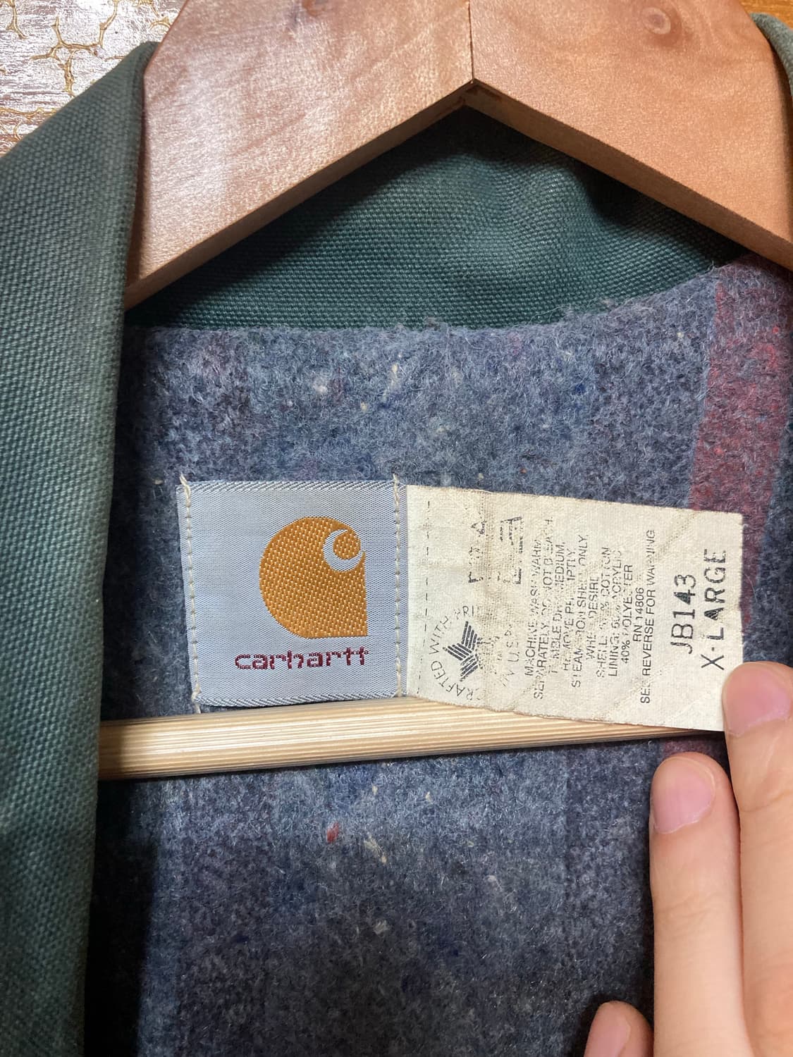 칼하트 JB143 그린 자켓 상품이미지3