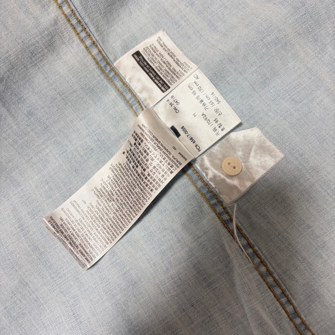 M) 리바이스 레드탭 00‘s 웨스턴 연청 반팔셔츠 상품이미지5
