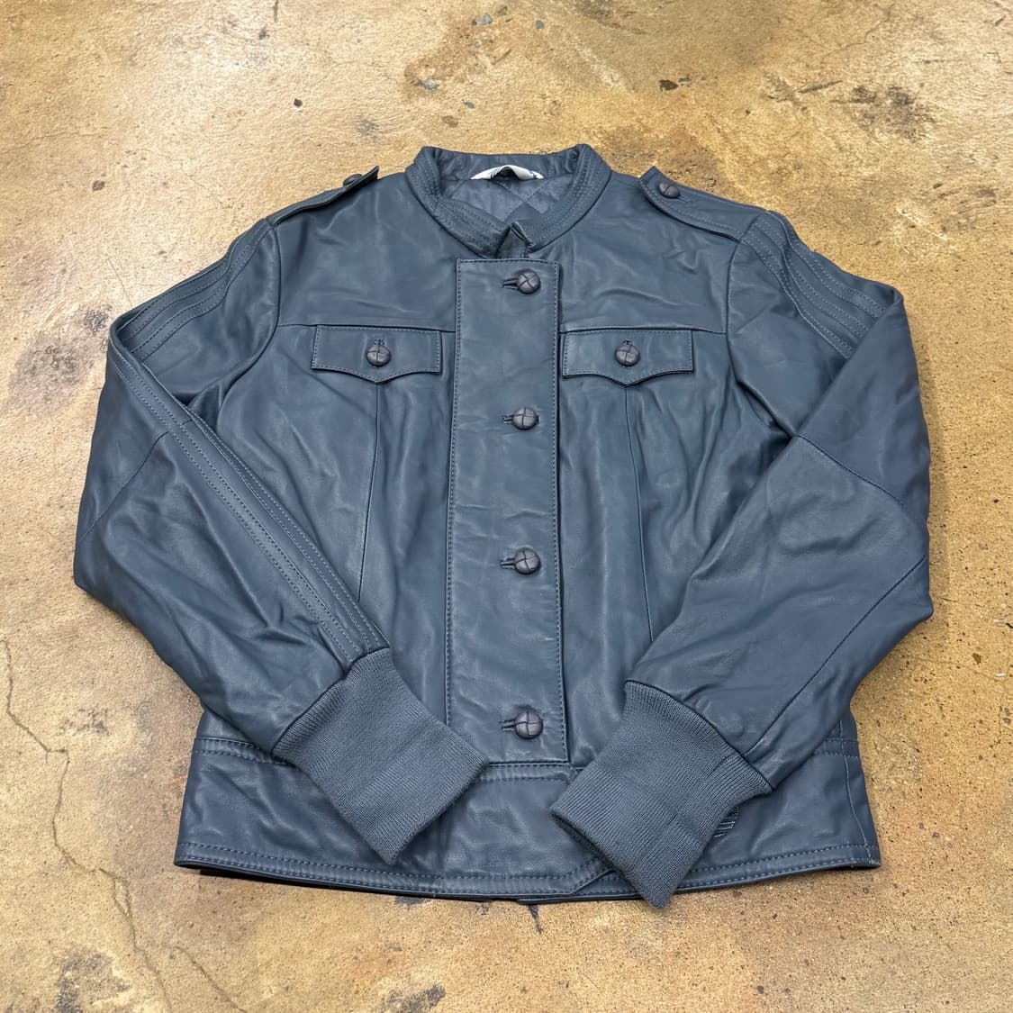 아디다스 차콜 그레이 털카라 자켓 90 상품이미지2