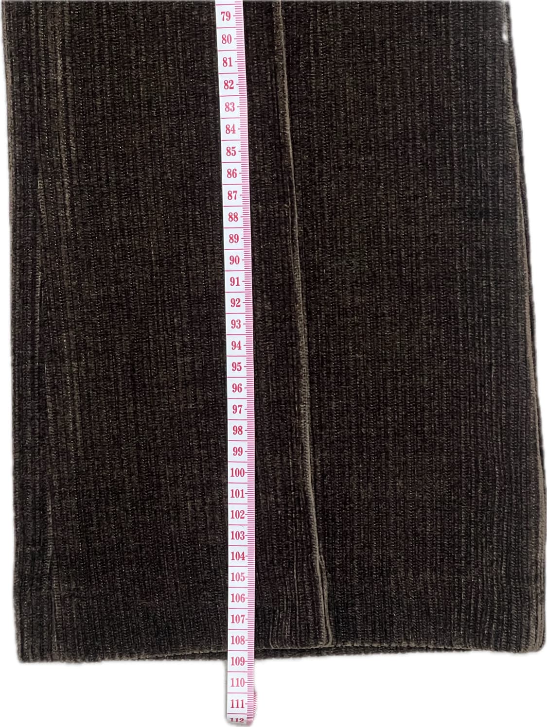 [S]STU 22FW 플레어 코듀로이 팬츠 브라운 룩북 모델용 샘플추정 상품이미지4