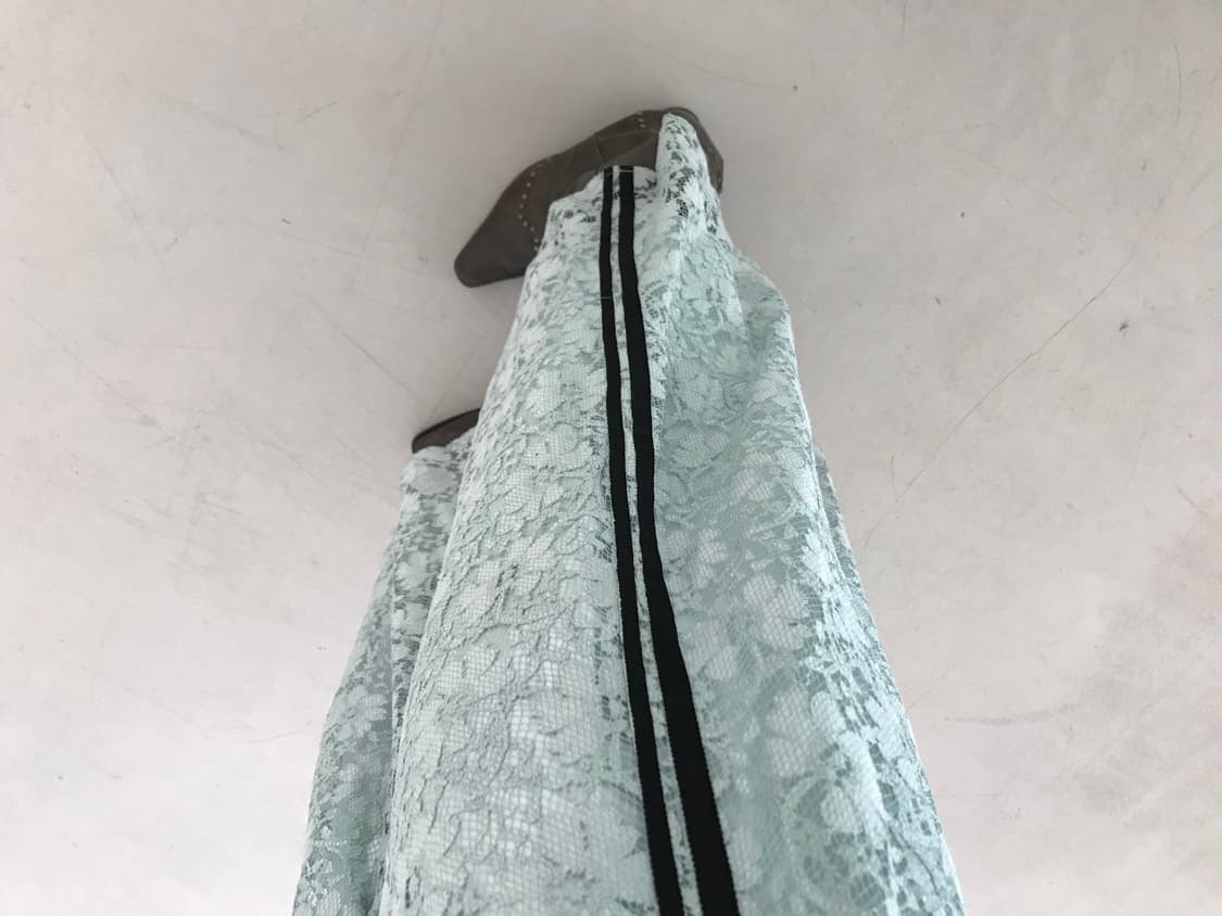 vintage mint lace skirt 상품이미지5