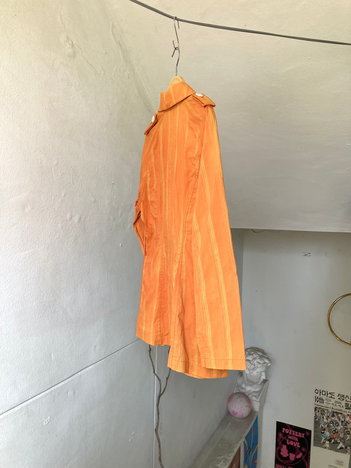 y2k 오렌지 썬라이즈 투버튼 간절기 자켓 상품이미지7