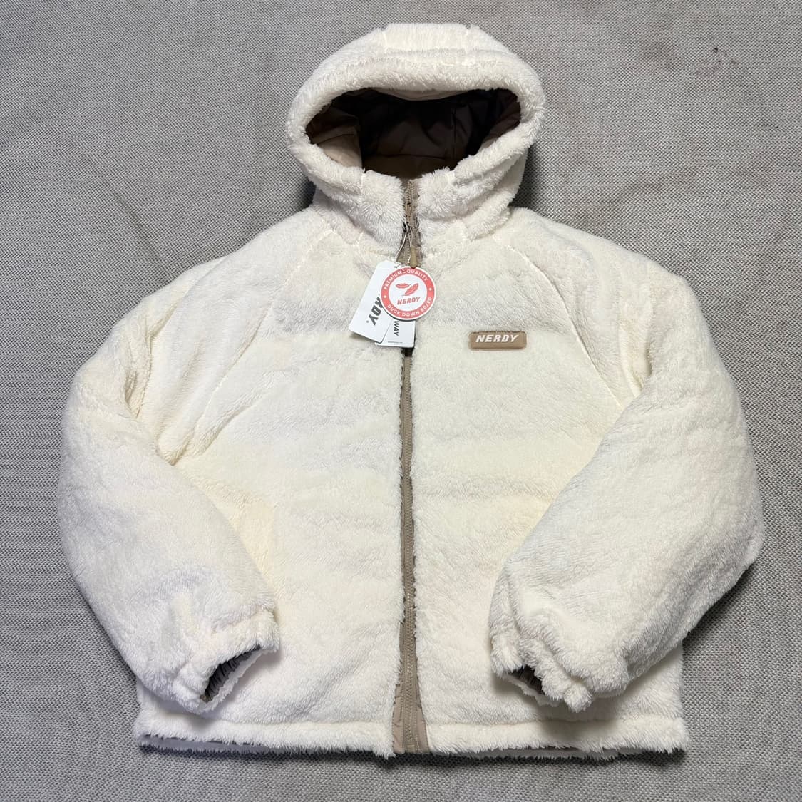 널디 NERDY 리버시블 플리스 패딩 상품이미지2