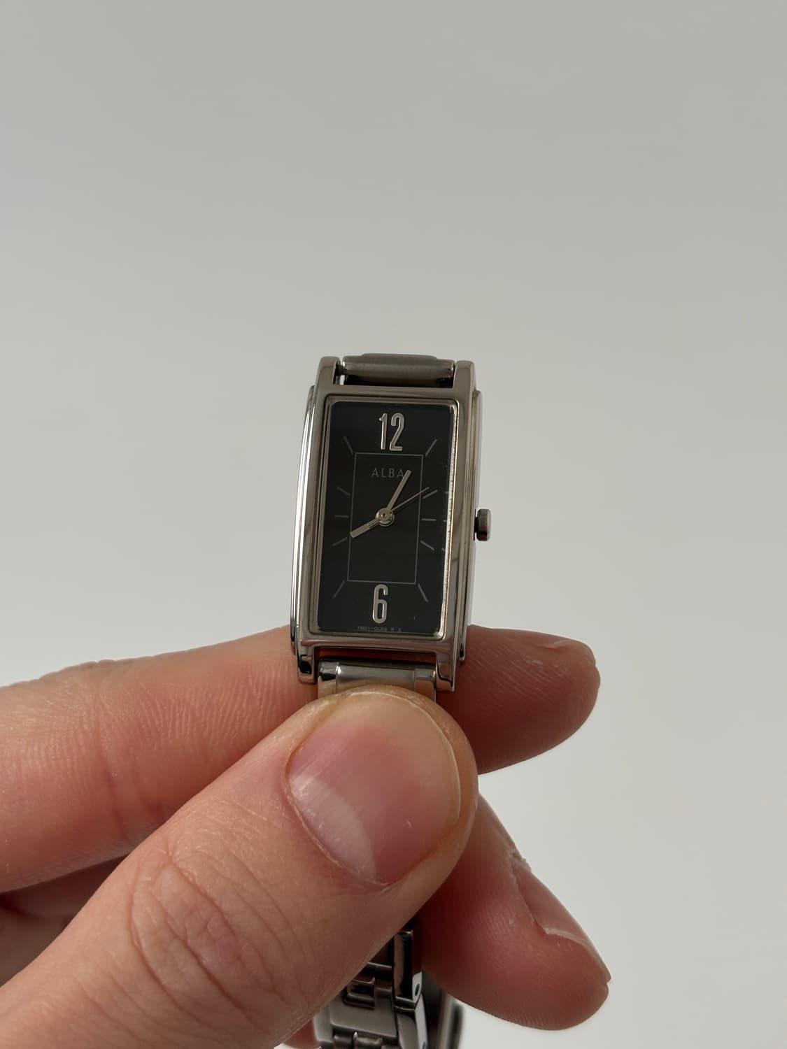 ALBA-1990s Black Dial Tank Ladies Quartz 상품이미지2