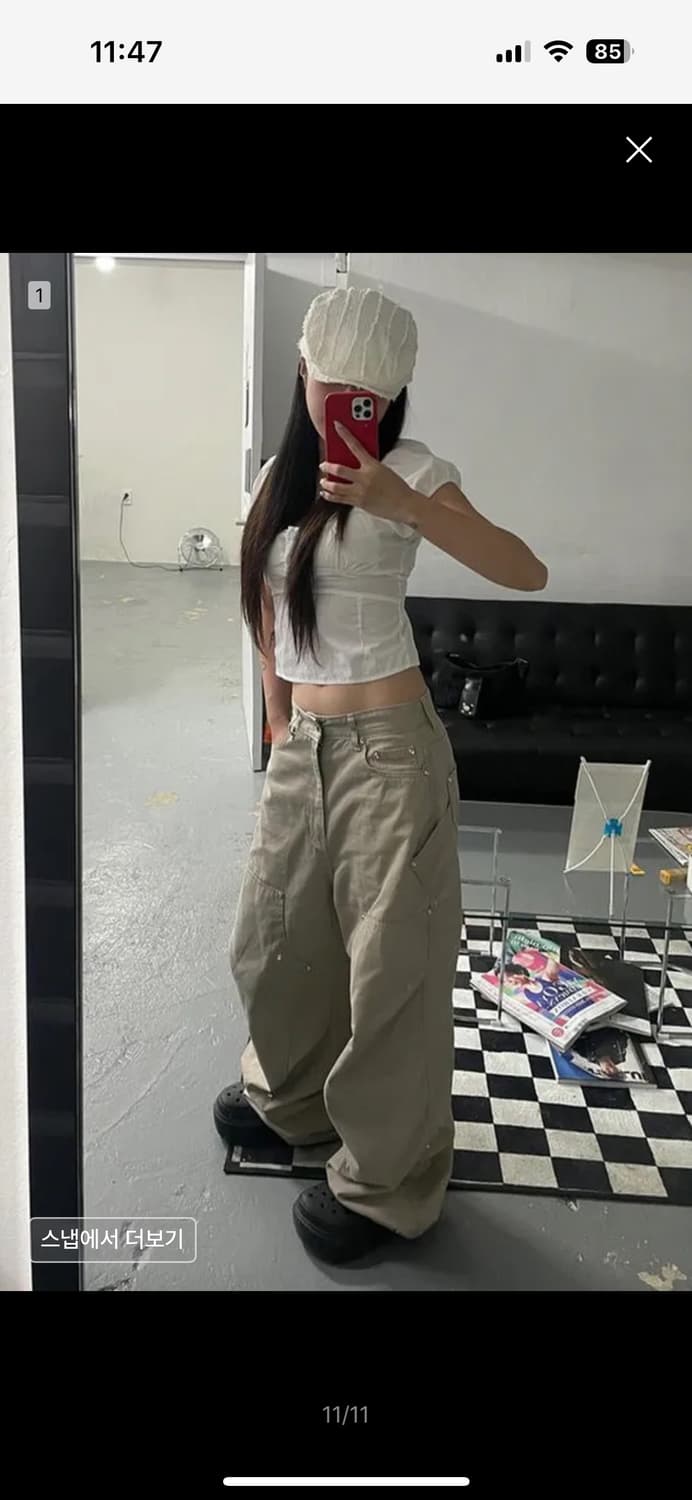 [3]9999아카이브 더블니 팬프 베이지 상품이미지3