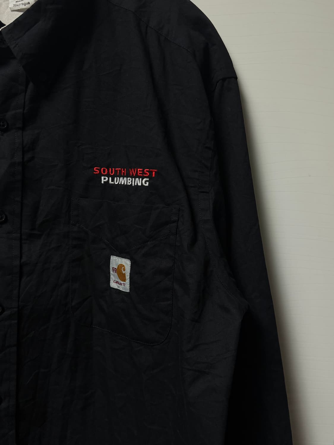 칼하트FR 원포켓 긴팔셔츠 XL 상품이미지2