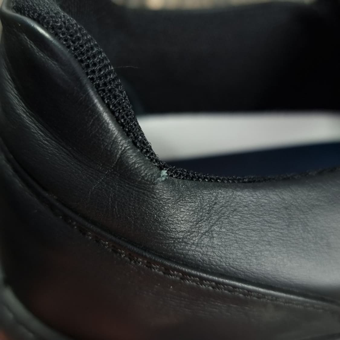 [써네이] 드리미 레더 슬립온 올블랙 P01493 상품이미지10