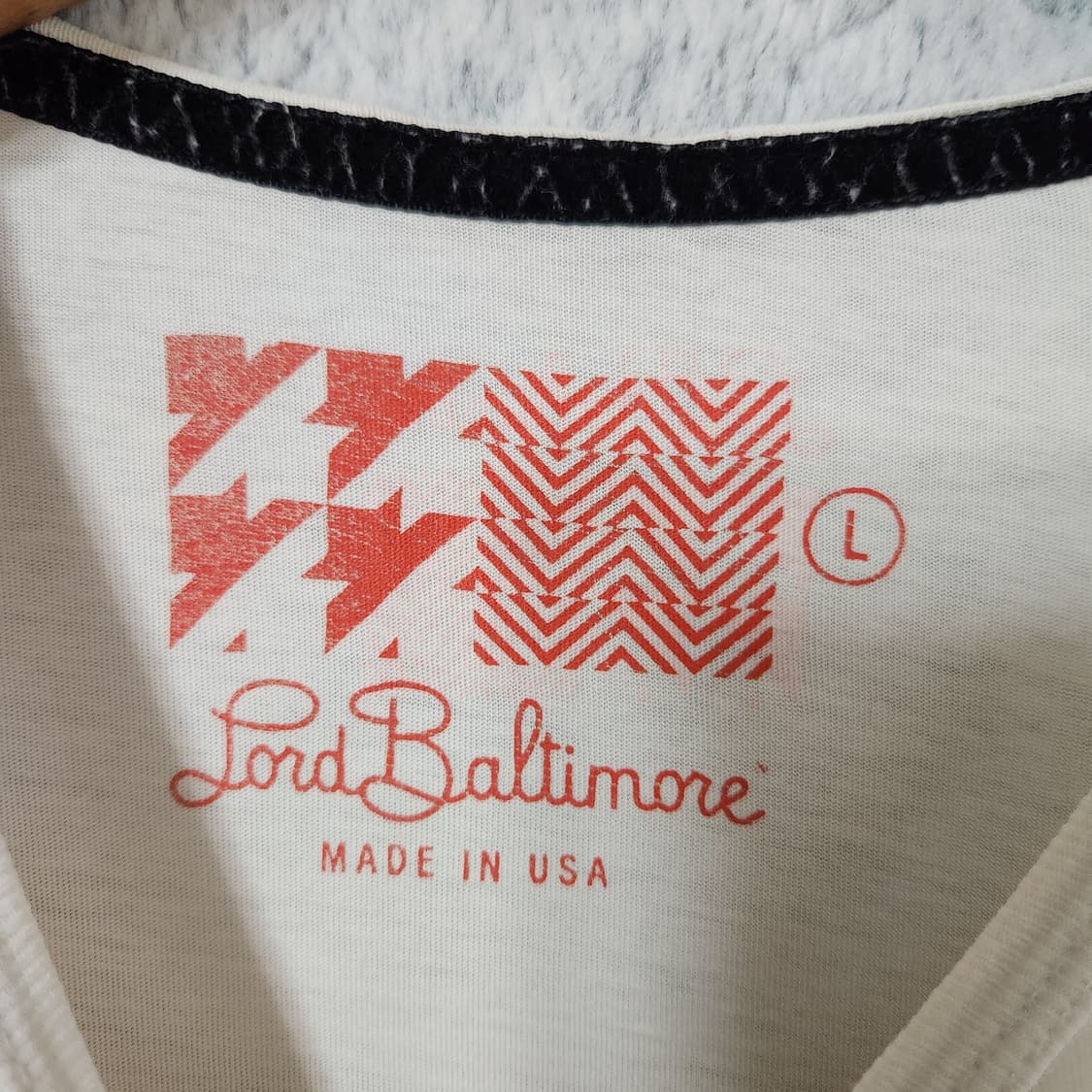 G711 [L] Lord Baltimore USA 반팔 빈티지 티셔츠 상품이미지3