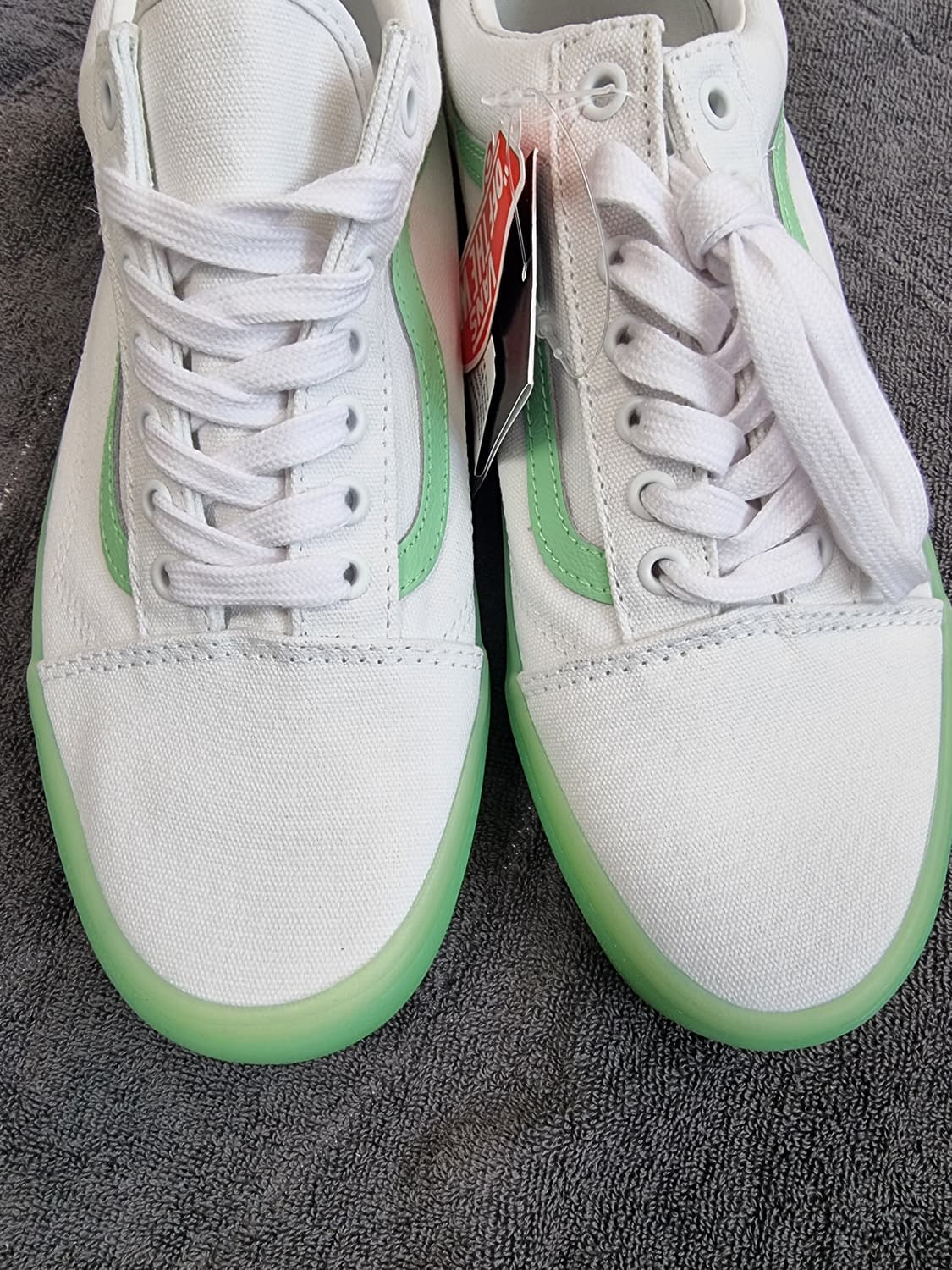 반스 올드스쿨 화이트/클리어솔275 상품이미지4