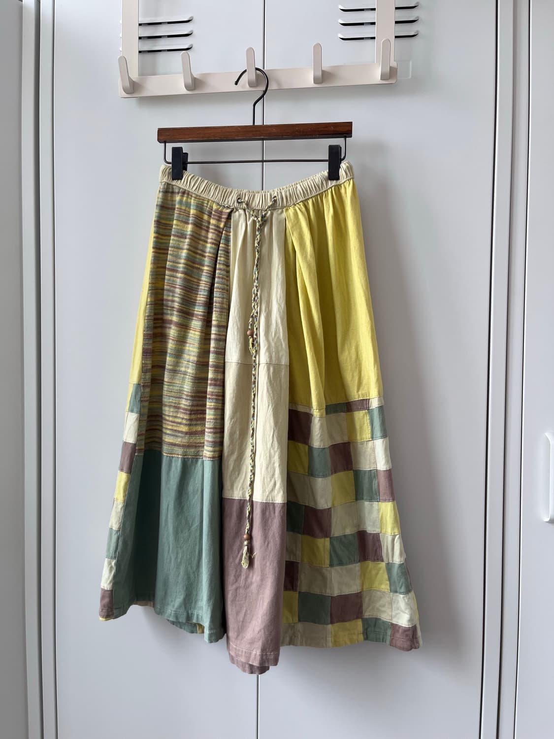Vintage 하구미 리얼 패치워크 스커트 상품이미지6