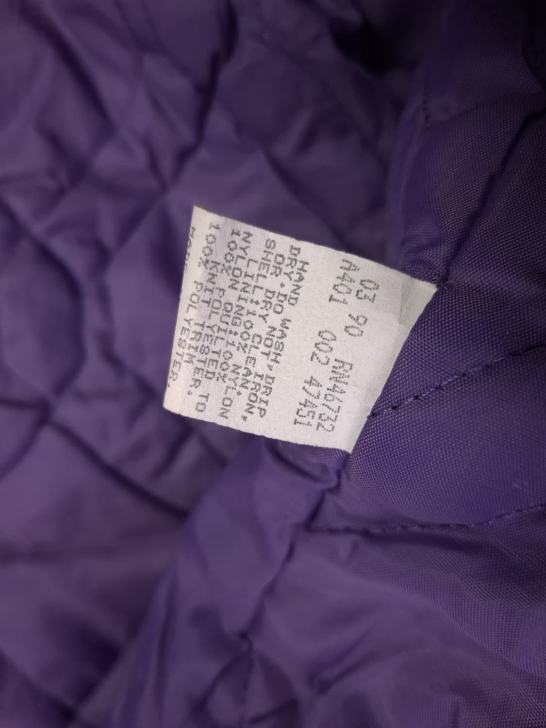 오리지날 90's 미국제조 Chalk Line 미네소타바이킹즈 바시티자켓 상품이미지3