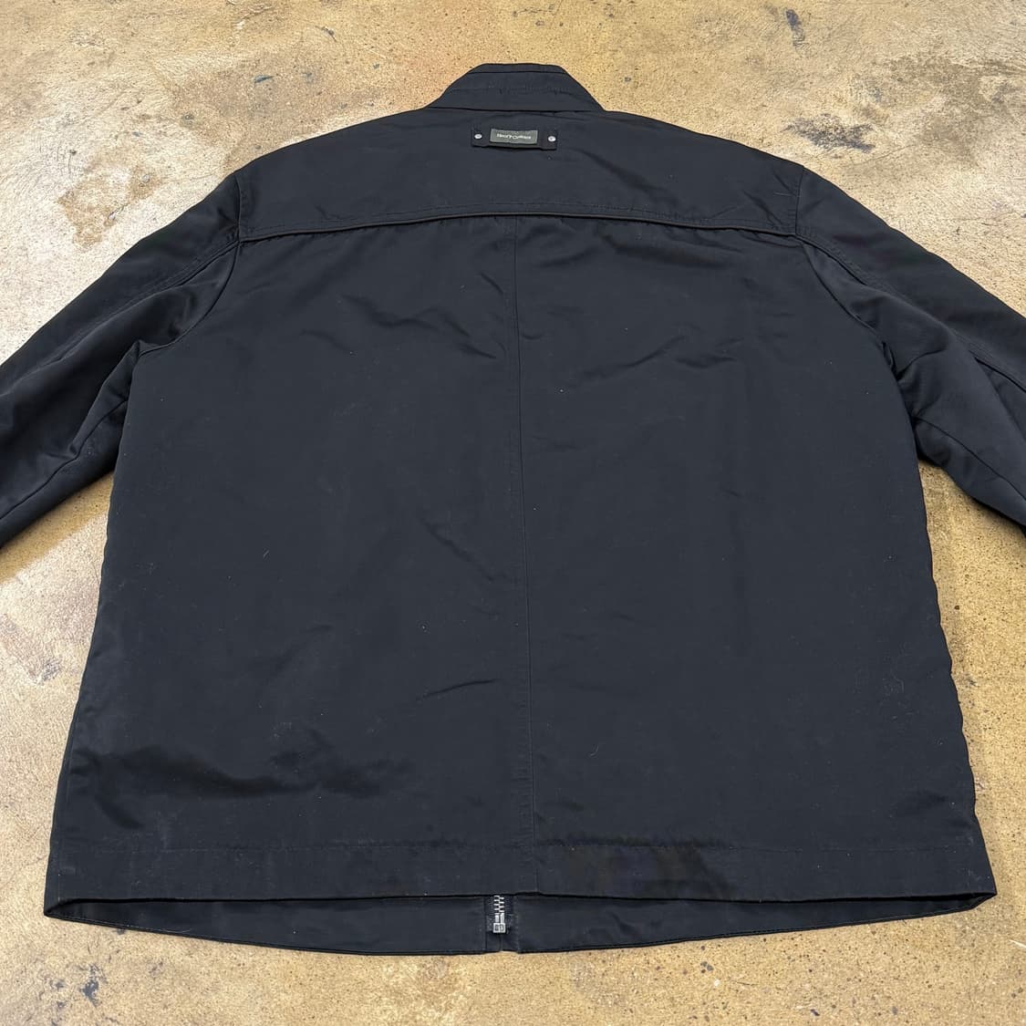 [정품/100] 헨리코튼 블랙 봄버 자켓 b16 상품이미지4