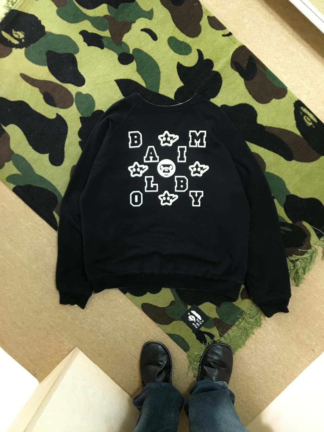 OG베이프 리버시블 베이비 마일로 스웻셔츠(L) 상품이미지4