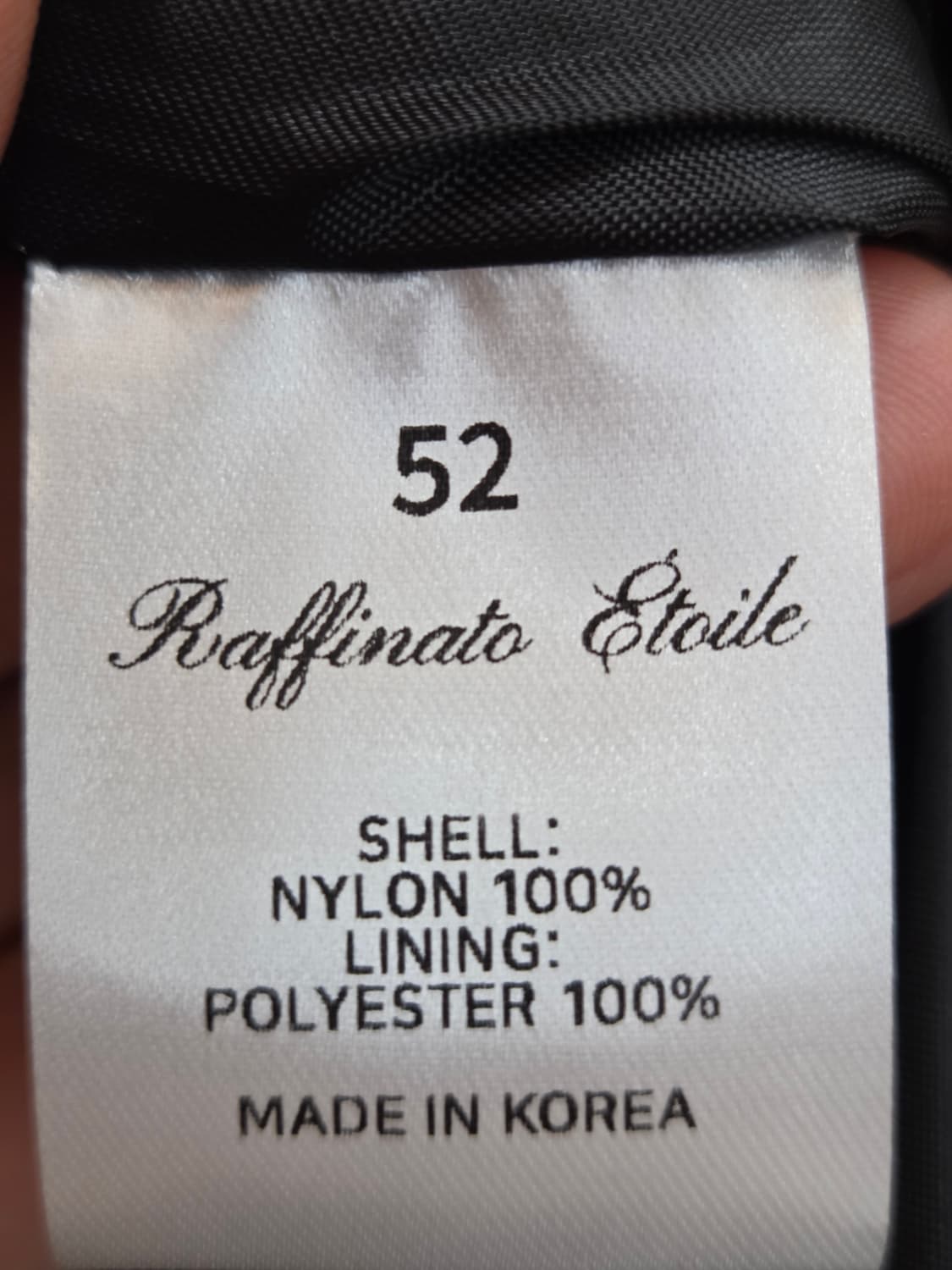 52 라피나토 에뚜알 2way 아노락 윈드스토퍼 블랙 상품이미지6