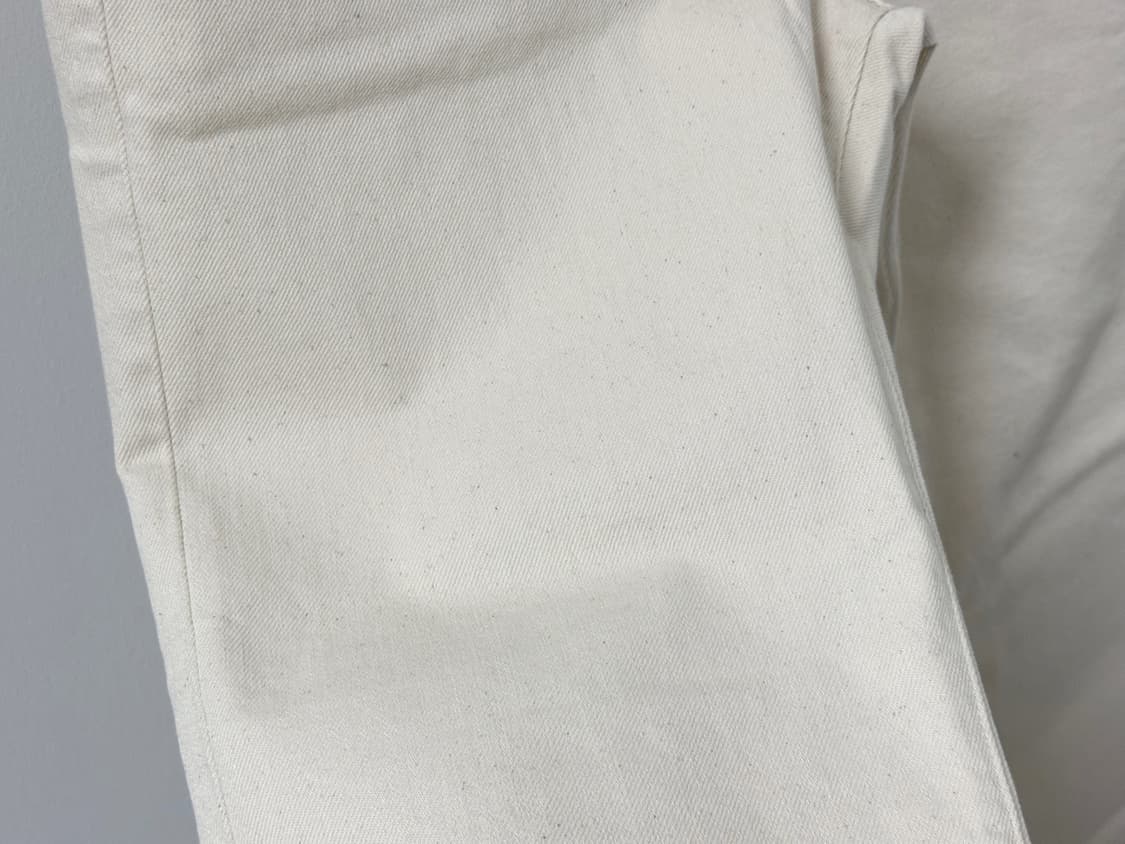 [32~33] 무인양품 LABO 테이퍼드진 에크루 데님 청바지 상품이미지8