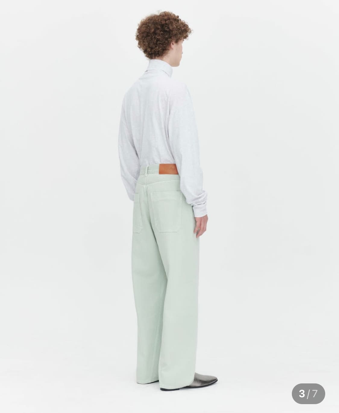 (새상품) 애프터프레이 와이드 데님팬츠 L 상품이미지7