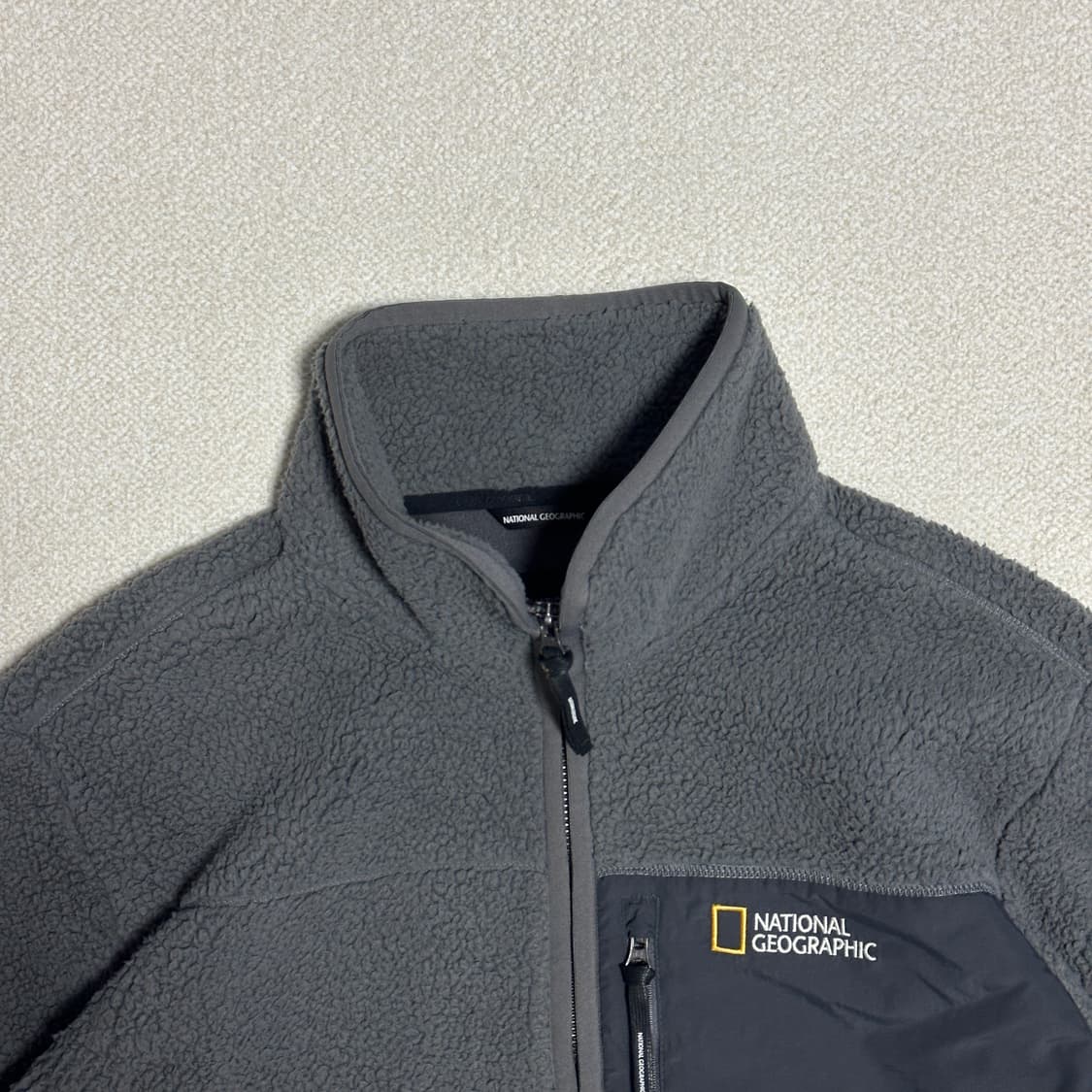 내셔널지오그래픽 페트렐 플리스 부클 하이넥 롱 풀집업 상품이미지5