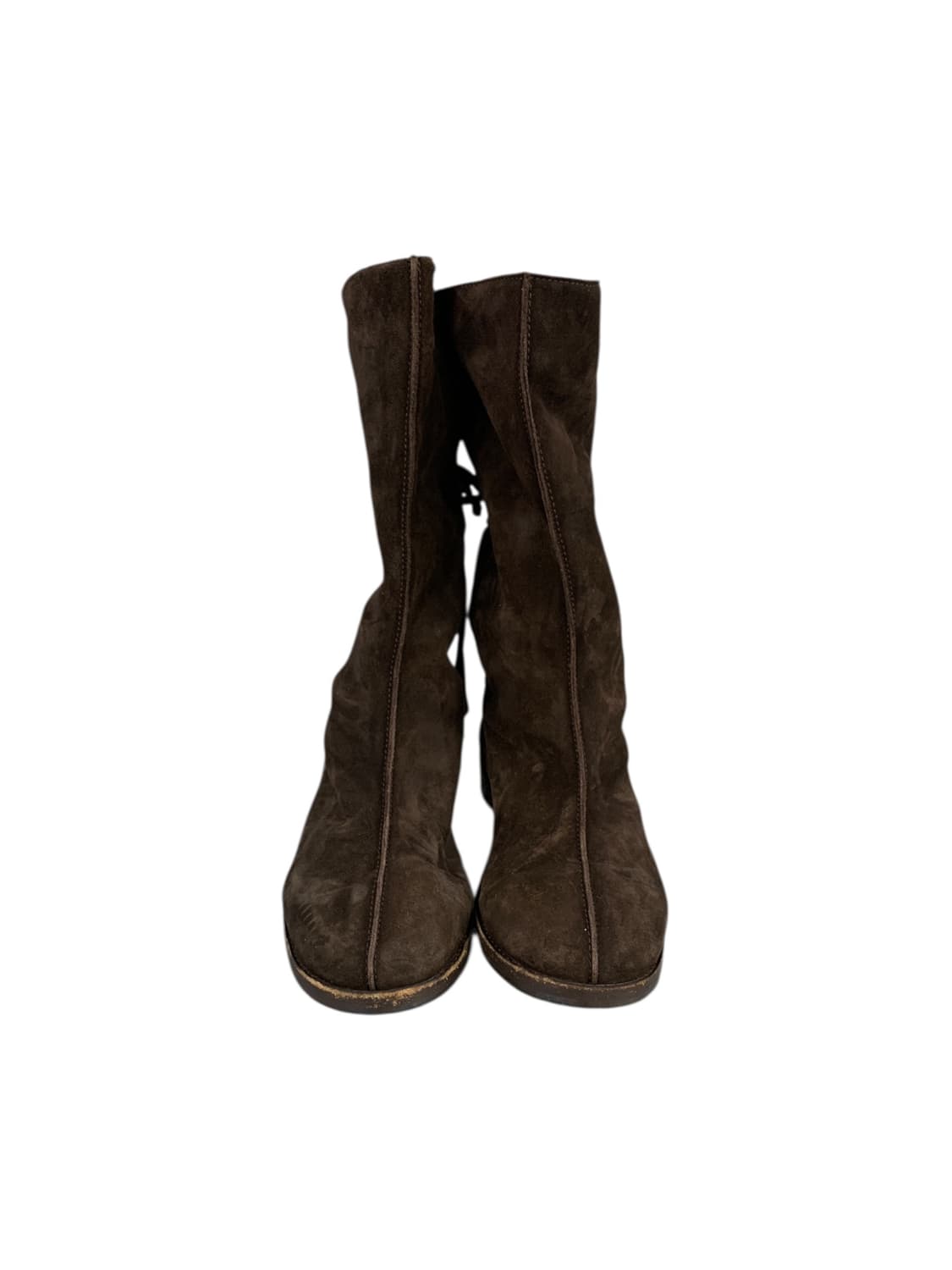 지미추 스웨이드 부츠 브라운 40(250) (Gr-3245) 상품이미지4