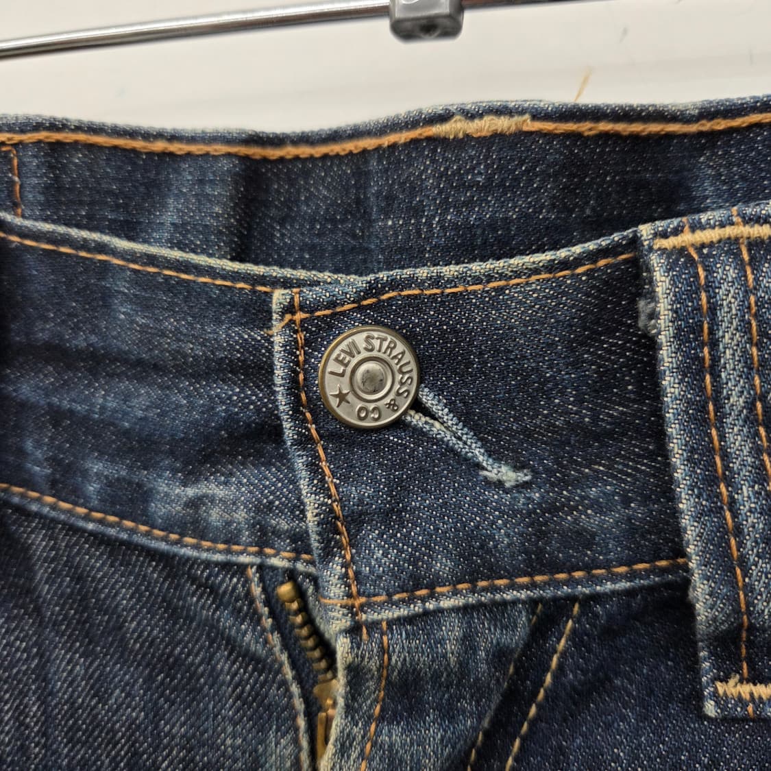 리바이스523 빈티지 워싱 데님 청바지 허리33in 상품이미지4