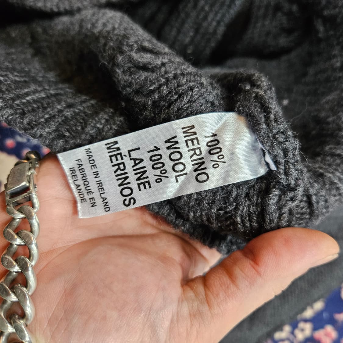 이니스크레프트 in IRELAND 메리노울 100% 숄카라 가디건 상품이미지6