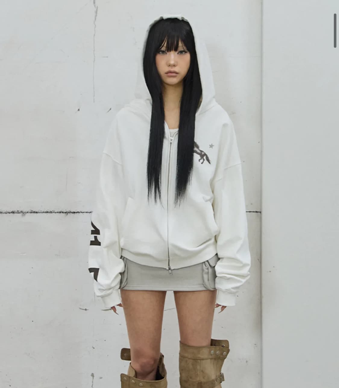 사일프레이 후드집업 Midnight Horse Zip-up Hoodie 상품이미지2